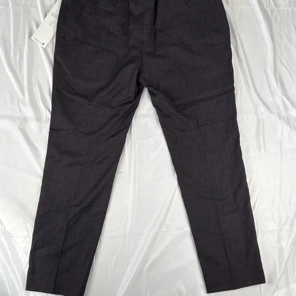 Calvin Klein Black and Wine Red Plaid Pants NWT - Picture 7 of 10
